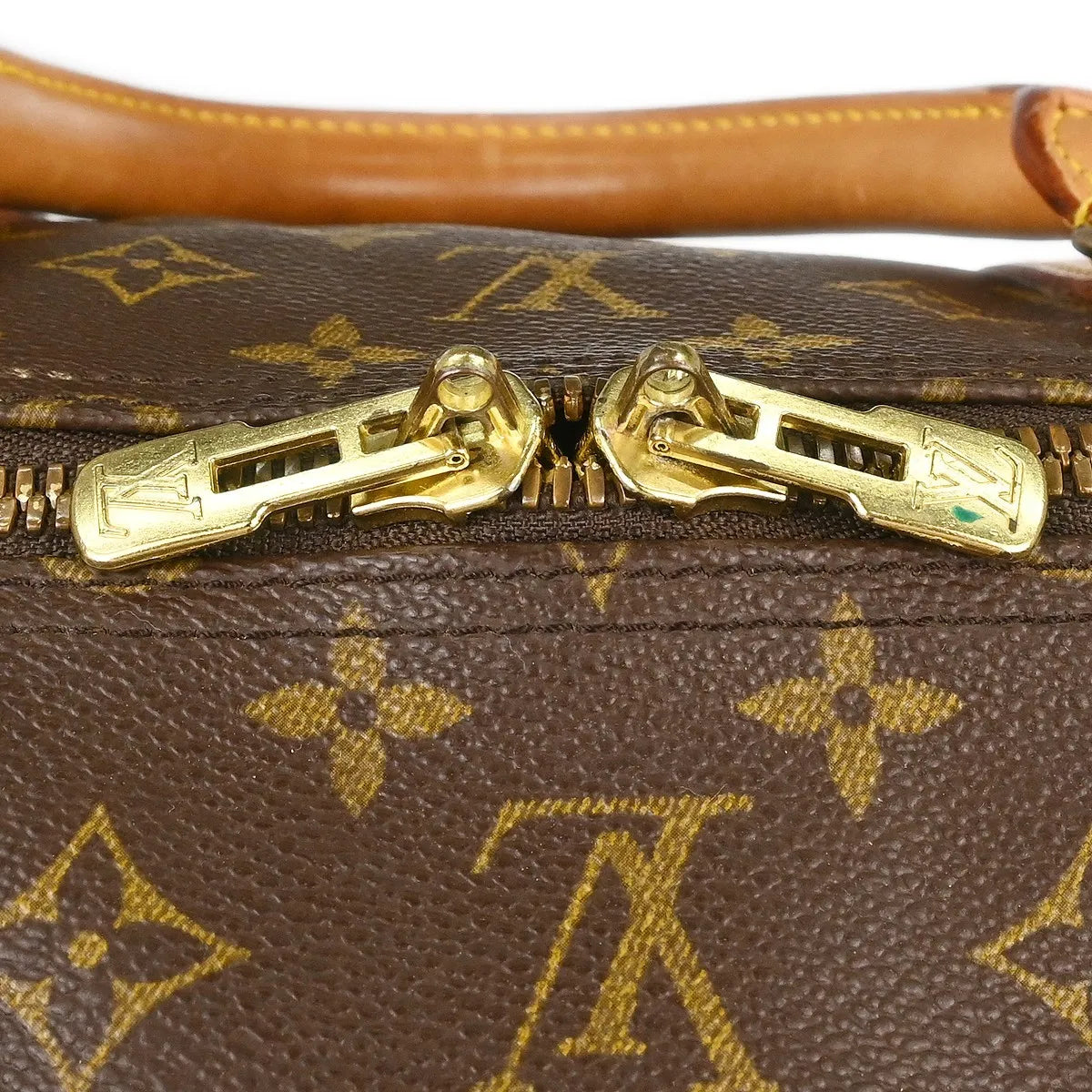 Louis Vuitton Keepall Bandouliere Monogram Canvas Brown Canvas Travel Bag Bag (Pre-Owned)