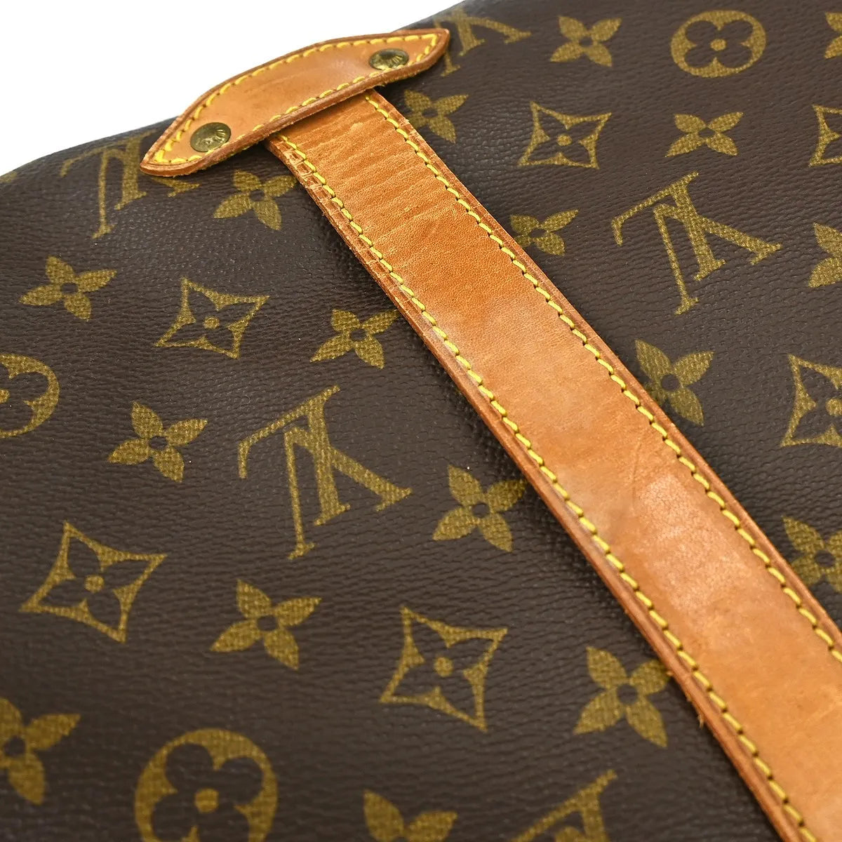 Louis Vuitton Saumur Monogram Brown Canvas Shoulder Bag Bag (Pre-Owned)