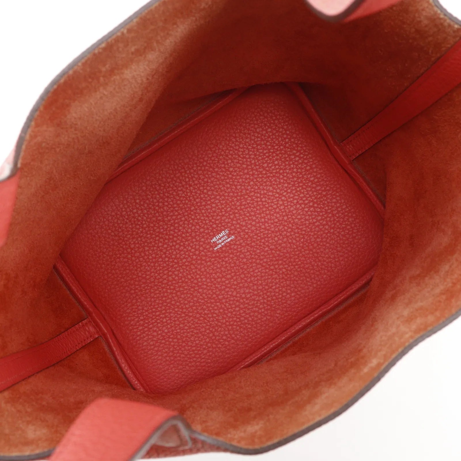 Hermes Picotin Lock Clemence Pink Leather Handbag (Pre-Owned)