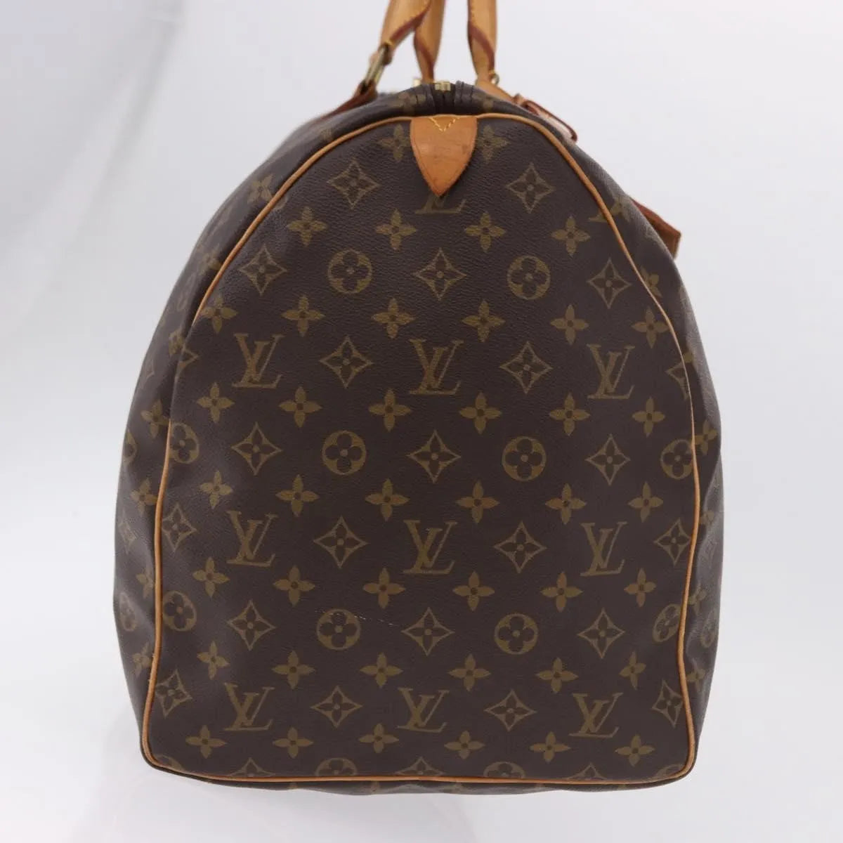 Louis Vuitton Keepall Monogram Brown Canvas Travel Bag Bag (Pre-Owned)