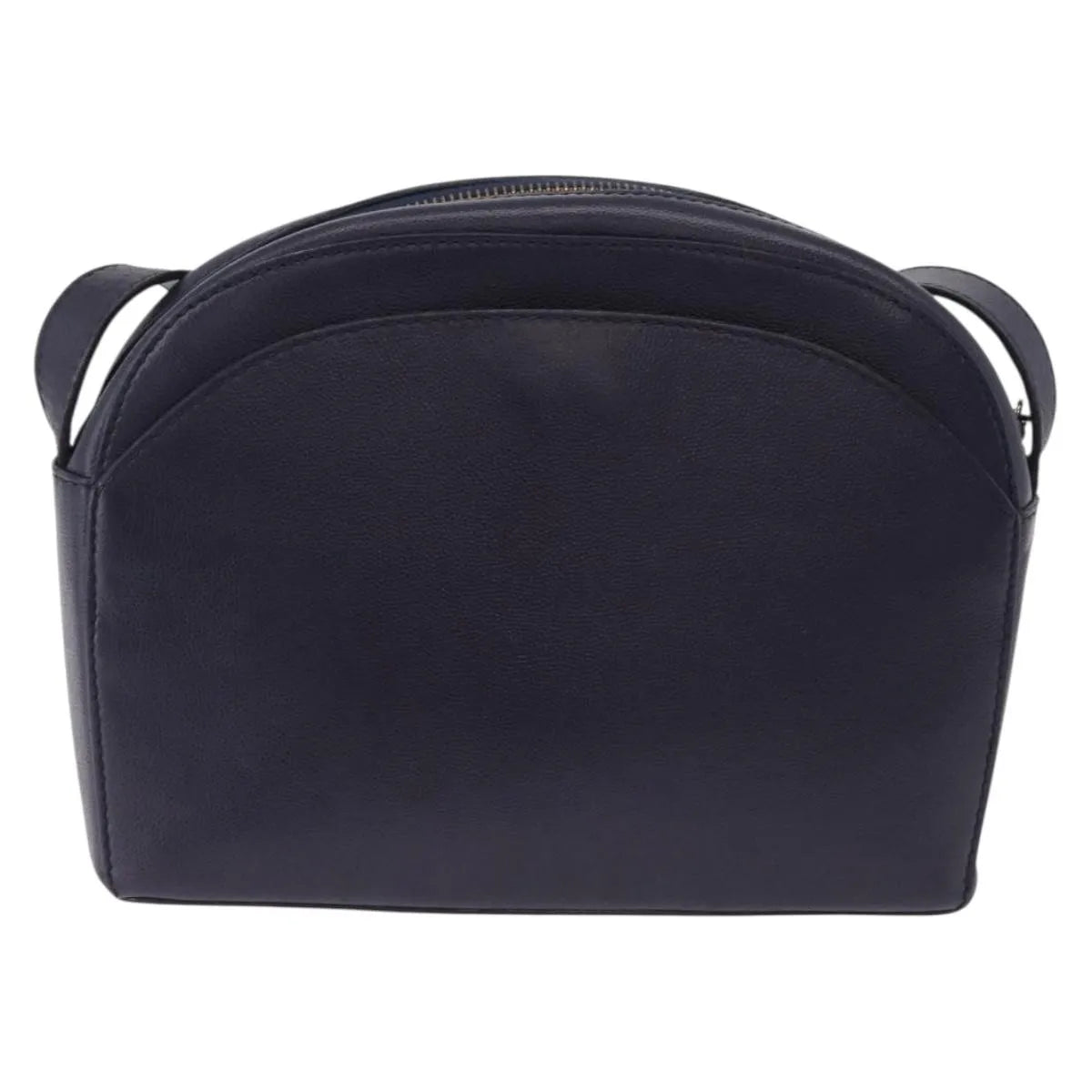 Celine Vintage Leather Navy Leather Shoulder Bag Bag (Pre-Owned)
