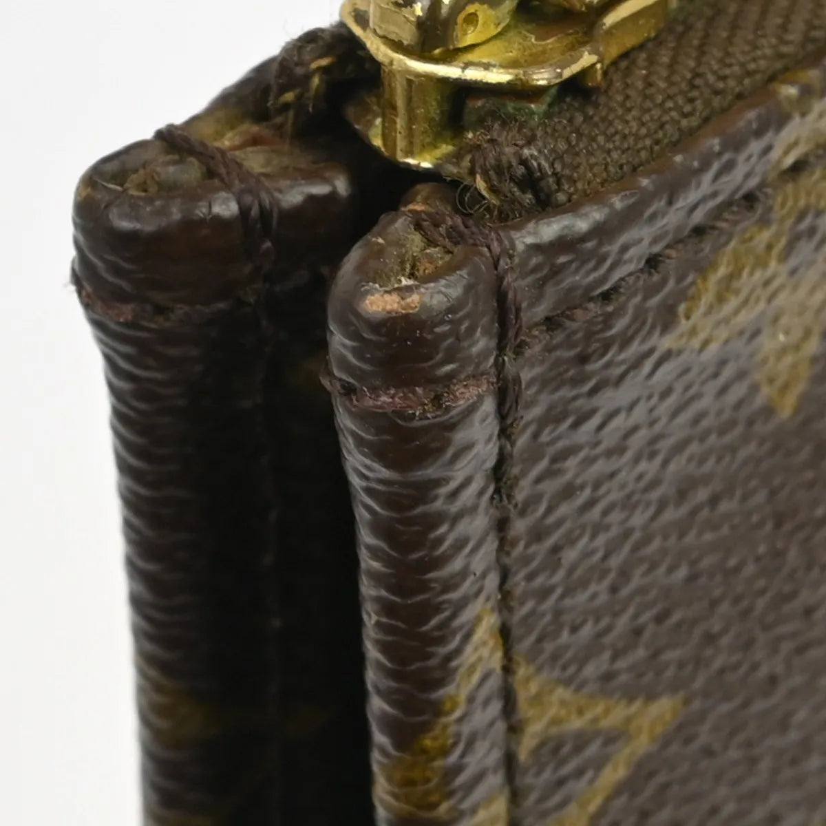 Louis Vuitton Poche Documents Monogram Canvas Brown Canvas Clutche & Pouche Bag (Pre-Owned)