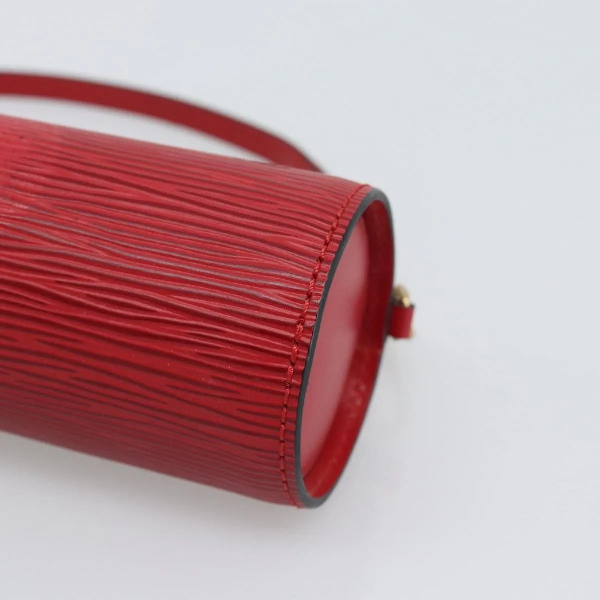 Louis Vuitton Soufflot Pochette Epi Leather Red Leather Clutche & Pouche Bag (Pre-Owned)
