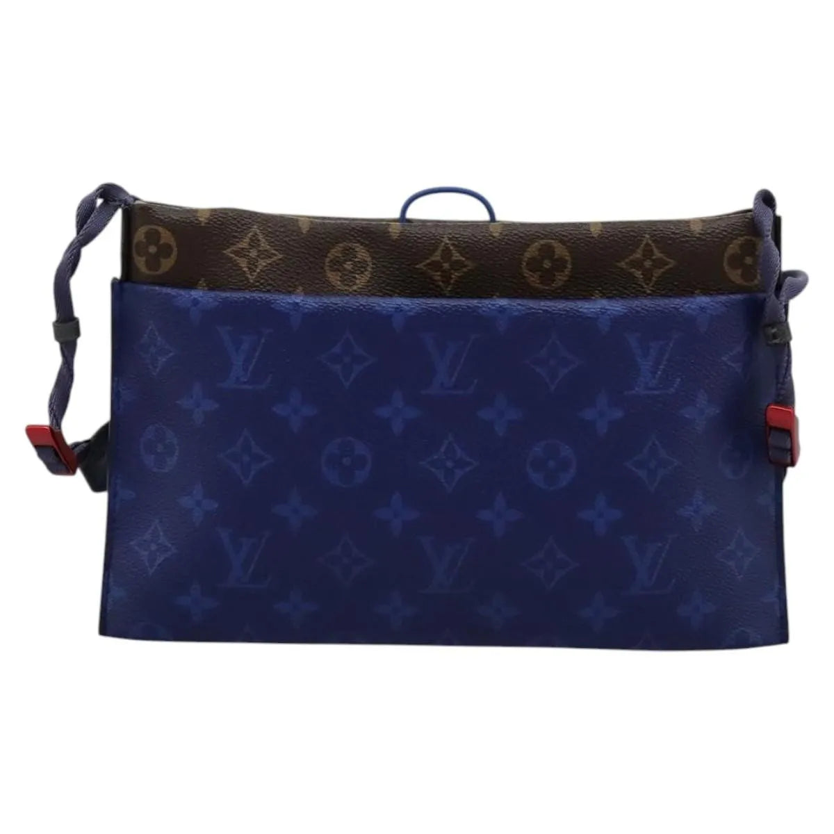 Louis Vuitton Outdoor Limited Edition Monogram Pacific Canvas Blue Canvas Shoulder Bag Bag (Pre-Owned)