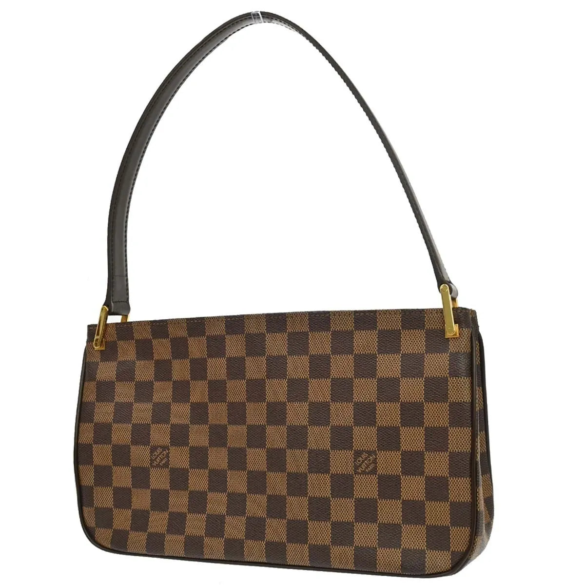 Louis Vuitton Aubagne Damier Brown Canvas Handbag (Pre-Owned)