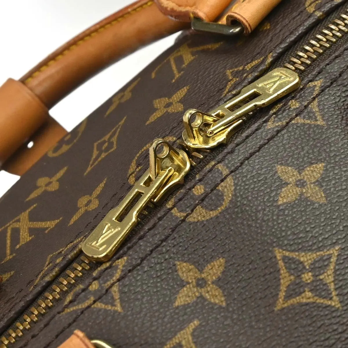 Louis Vuitton Keepall Monogram Canvas Brown Canvas Travel Bag Bag (Pre-Owned)
