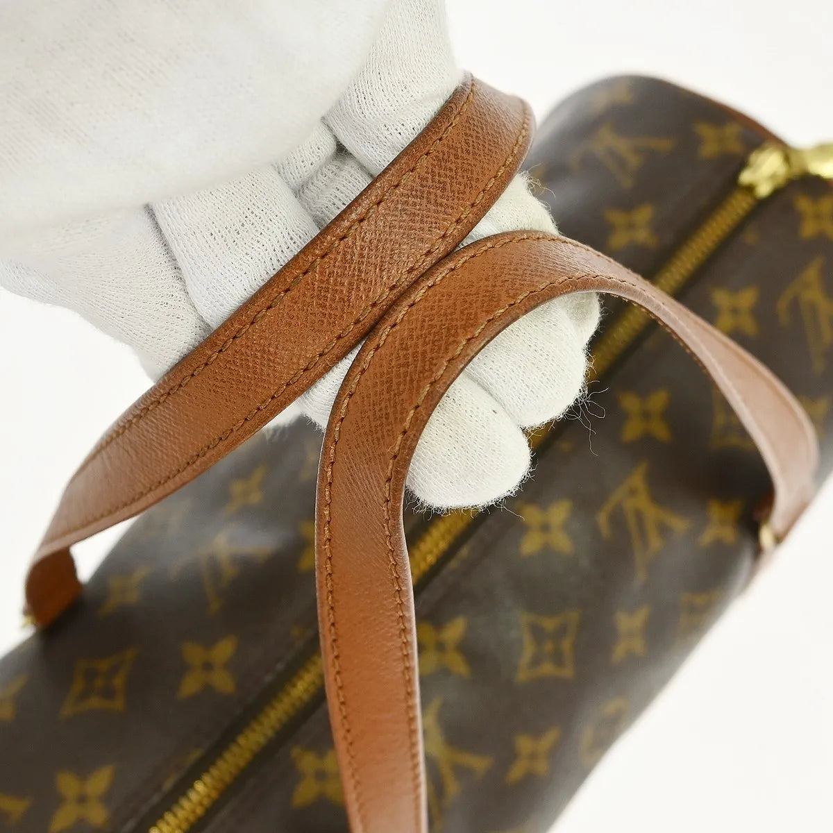 Louis Vuitton Papillon Handbag Monogram Canvas Brown Canvas Handbag (Pre-Owned)