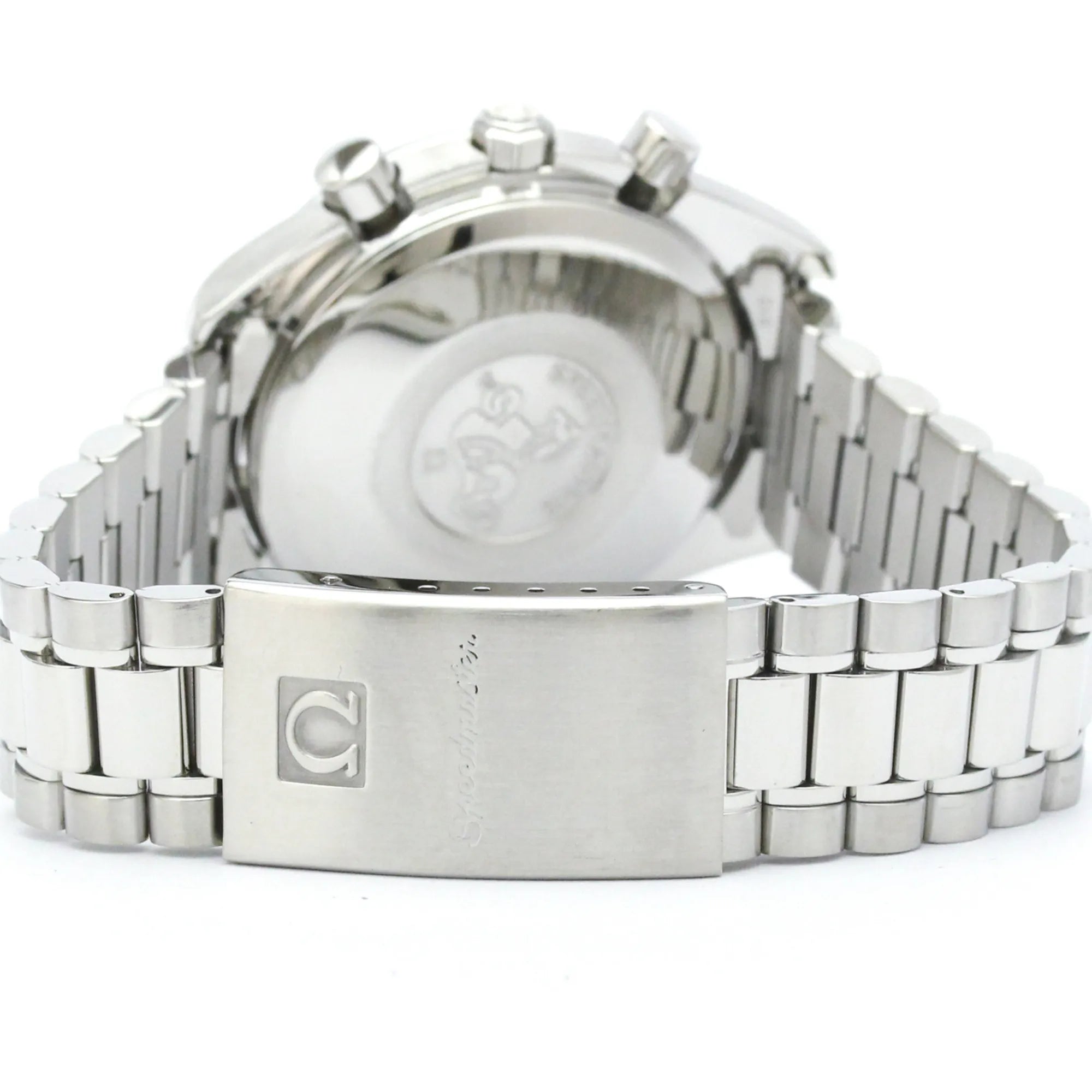 Omega Speedmaster Date Chronograph Automatic Stainless Steel Watch (Pre-Owned)