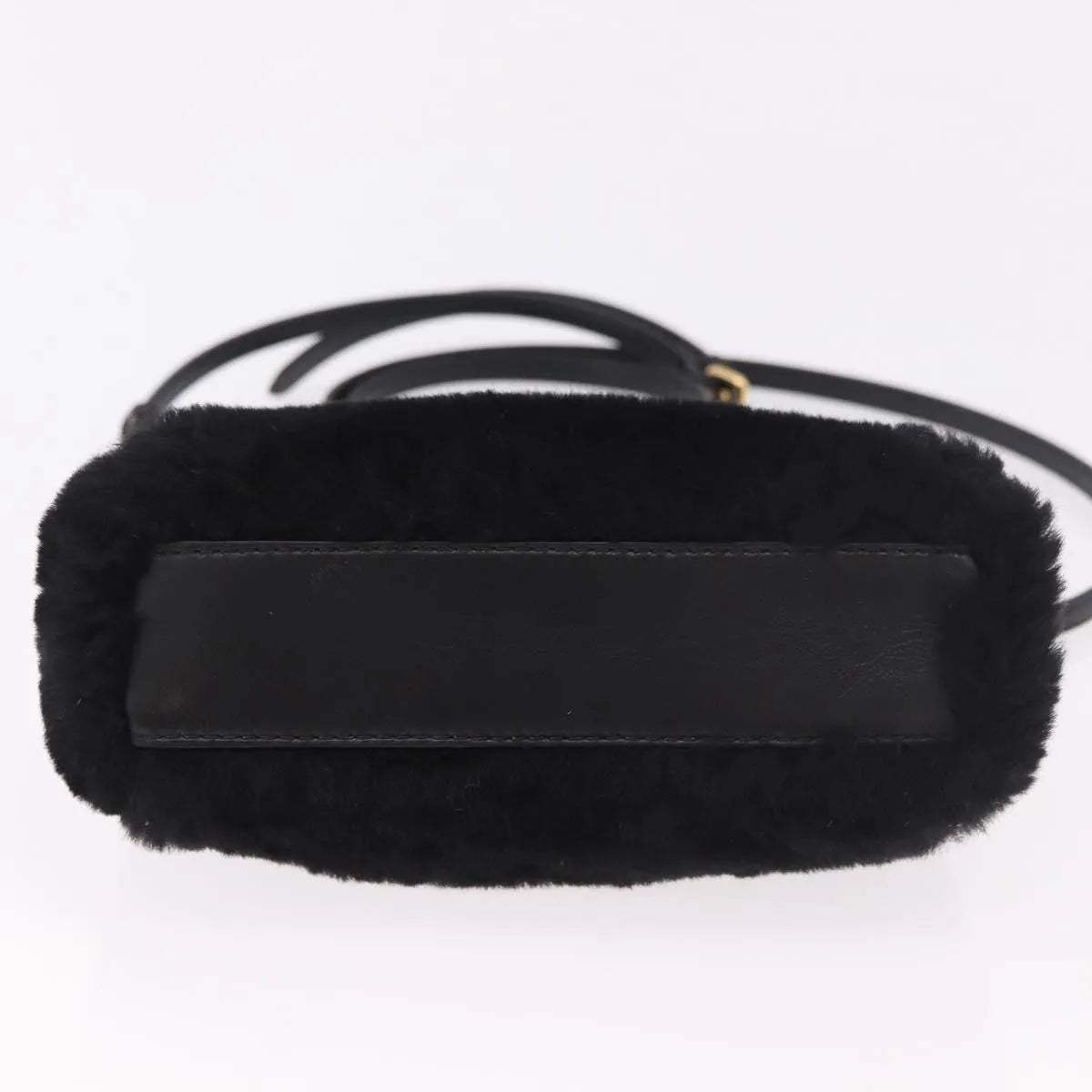 Fendi Peekaboo Fur Black Fur Handbag (Pre-Owned)