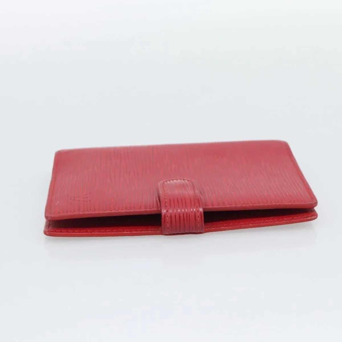Louis Vuitton Agenda Cover Damier Red Leather Clutche & Pouche Bag (Pre-Owned)