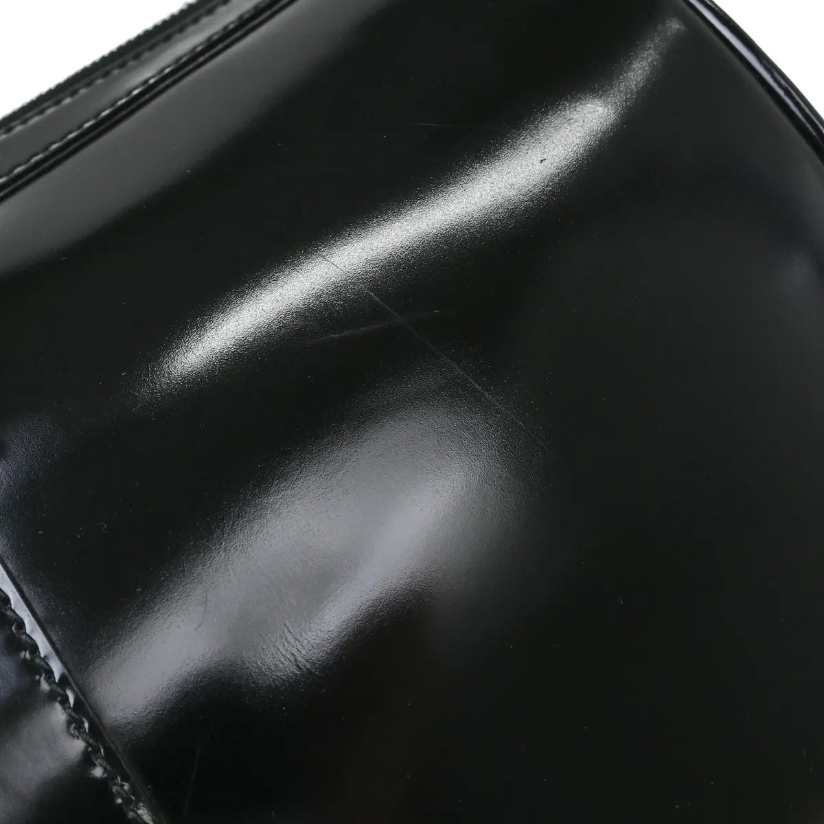 Gucci Travel Gg Nylon Black Leather Handbag (Pre-Owned)