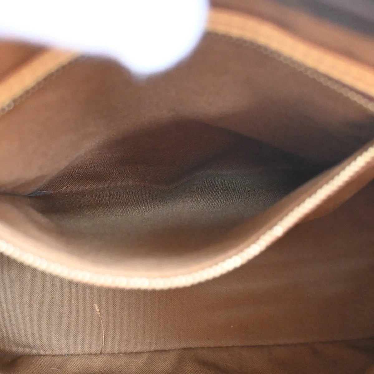 Louis Vuitton Cabas Mezzo Monogram Canvas Brown Canvas Shoulder Bag Bag (Pre-Owned)