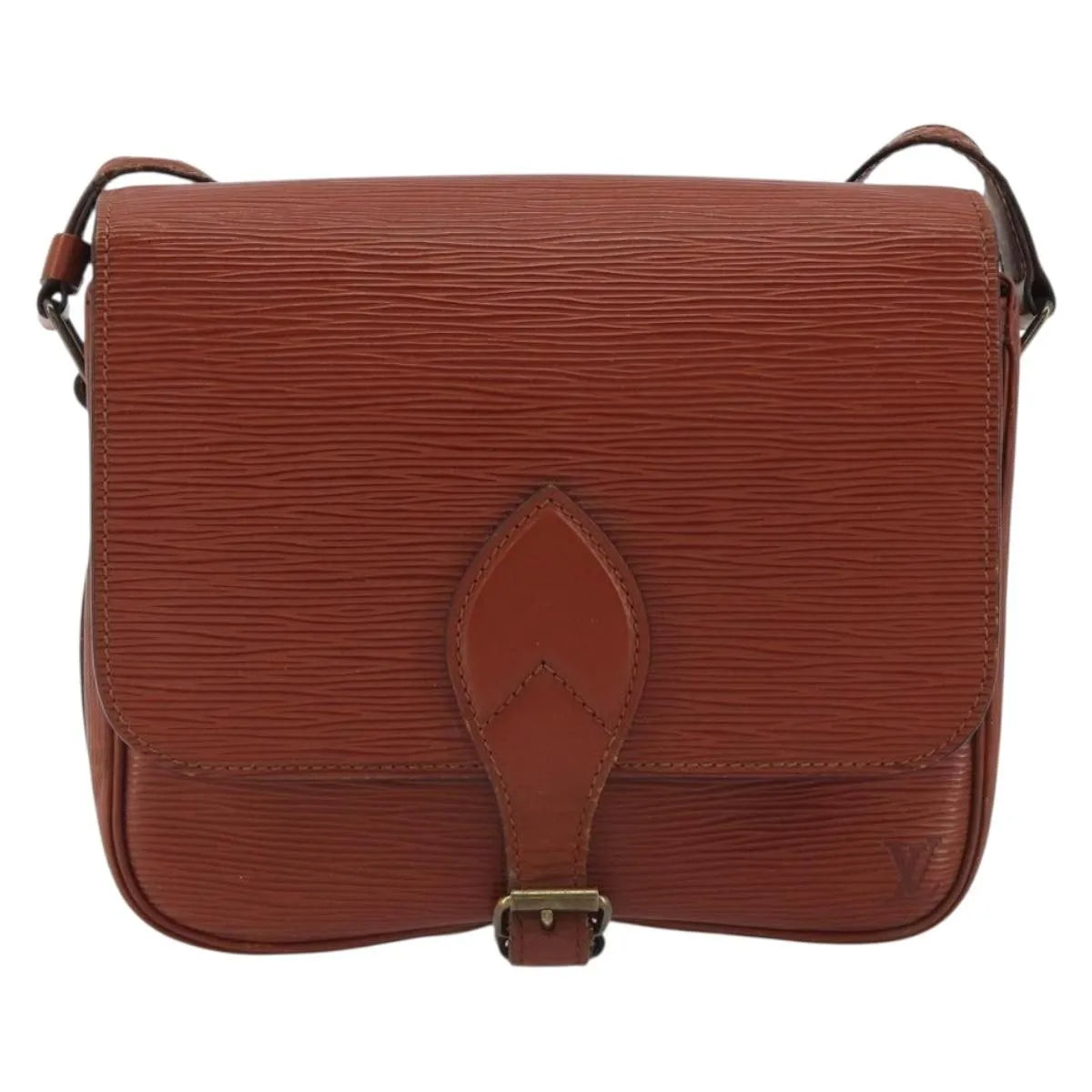Louis Vuitton Cartouchiere Epi Leather Brown Leather Shoulder Bag Bag (Pre-Owned)