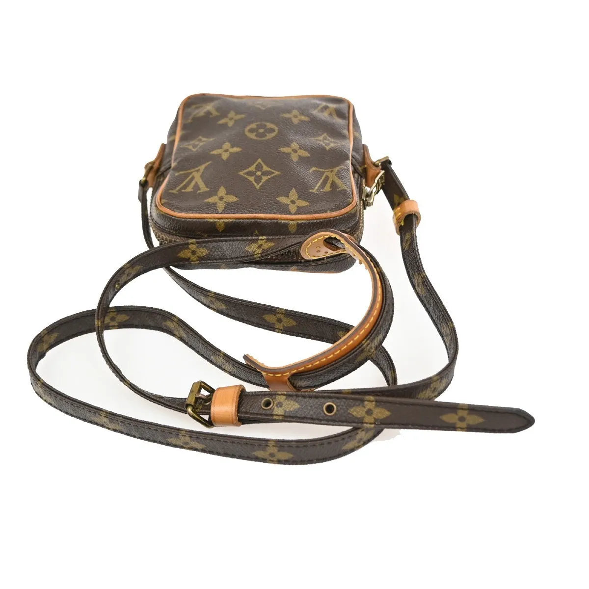 Louis Vuitton Danube Monogram Brown Canvas Shoulder Bag Bag (Pre-Owned)