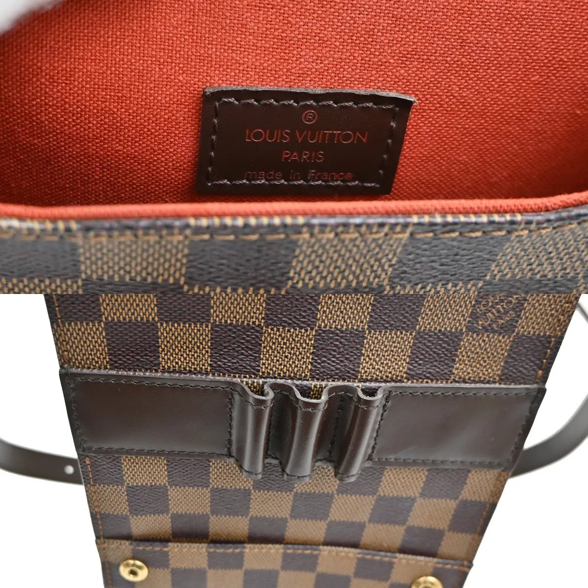Louis Vuitton Portobello Messenger Damier Brown Canvas Shoulder Bag Bag (Pre-Owned)