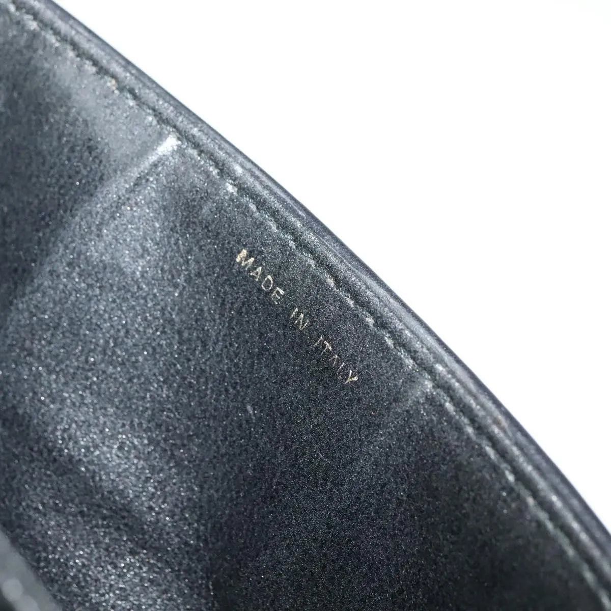 Celine Vintage Leather Black Leather Shoulder Bag Bag (Pre-Owned)