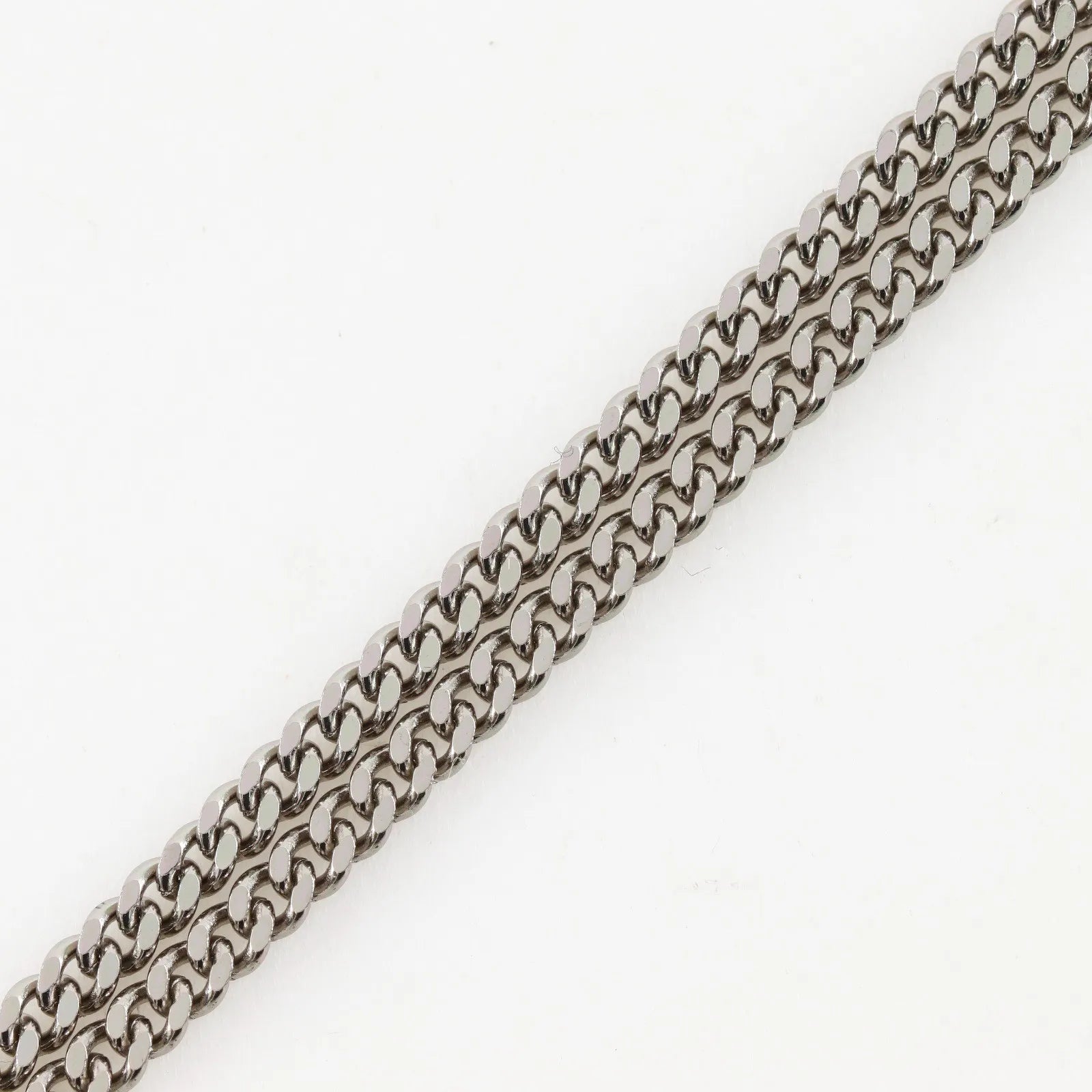 Chanel Cc Ball Drop Pendant Metal Silver Metal Necklace Jewelry (Pre-Owned)