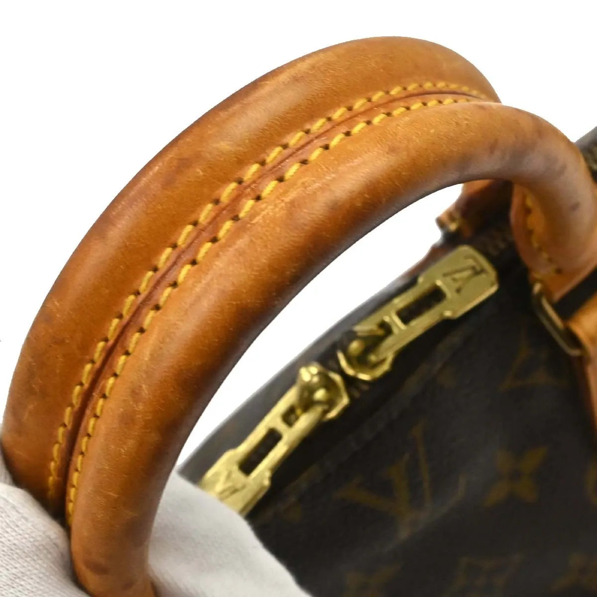 Louis Vuitton Alma Monogram Canvas Brown Canvas Handbag (Pre-Owned)