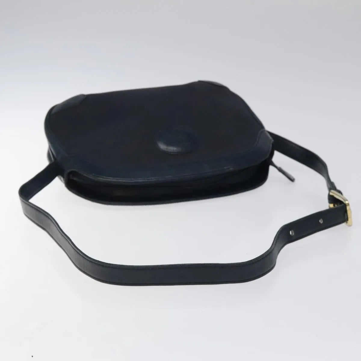 Burberry Vintage Canvas Navy Canvas Shoulder Bag Bag (Pre-Owned)