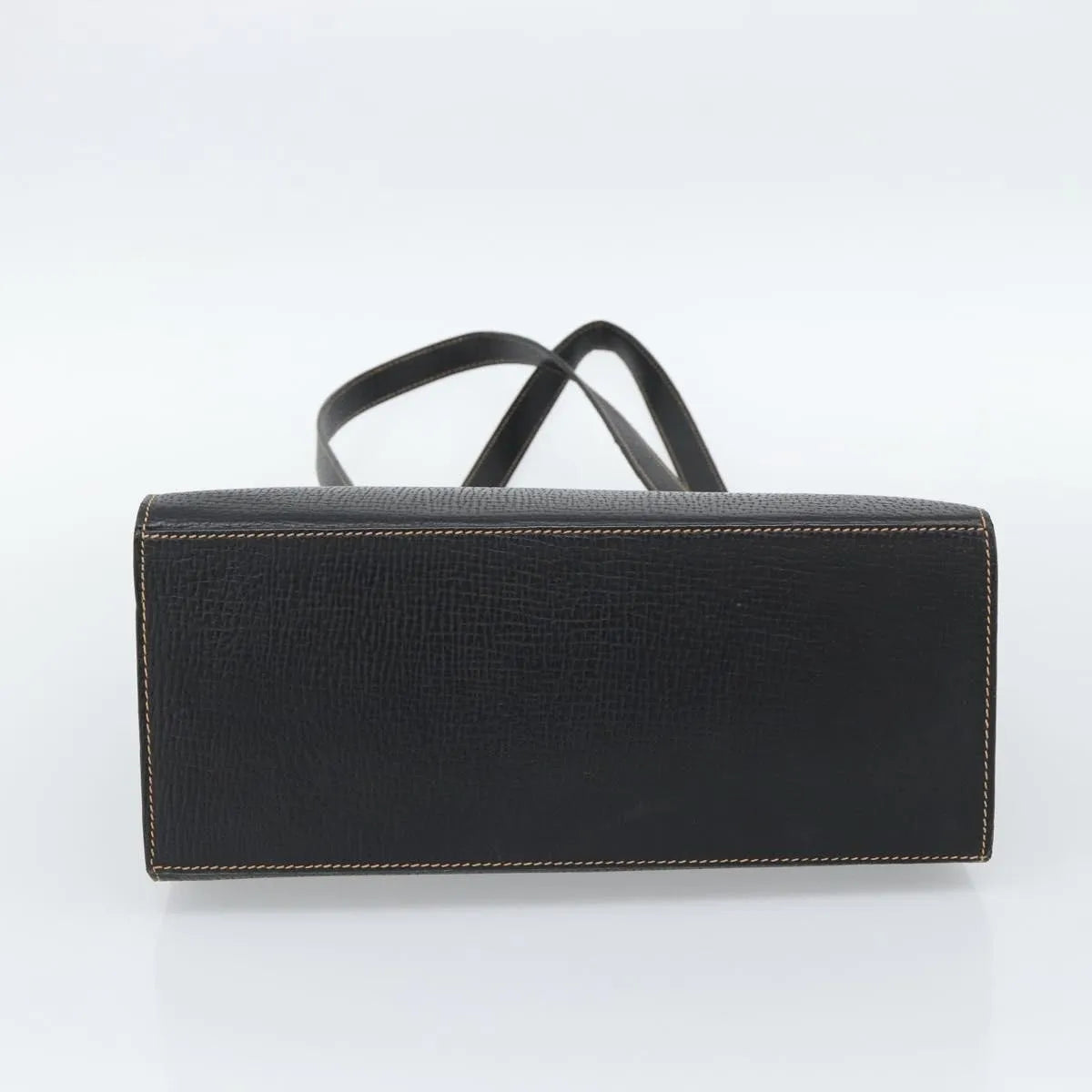 Loewe Vintage Leather Black Leather Tote Bag Bag (Pre-Owned)