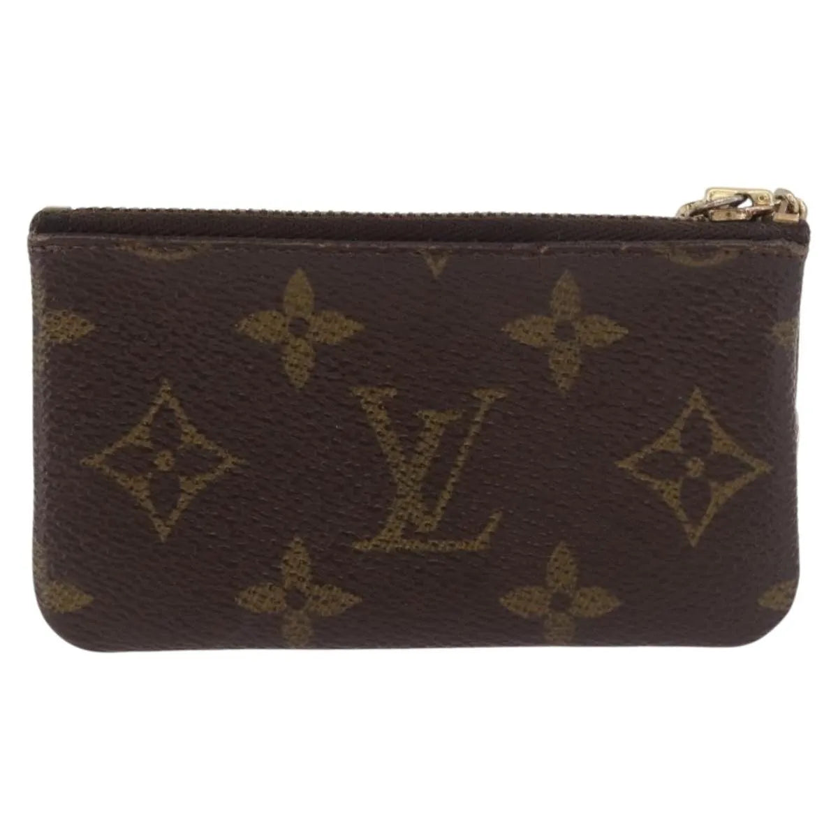 Louis Vuitton Pochette Clés Monogram Canvas Brown Canvas Wallets Accessory (Pre-Owned)