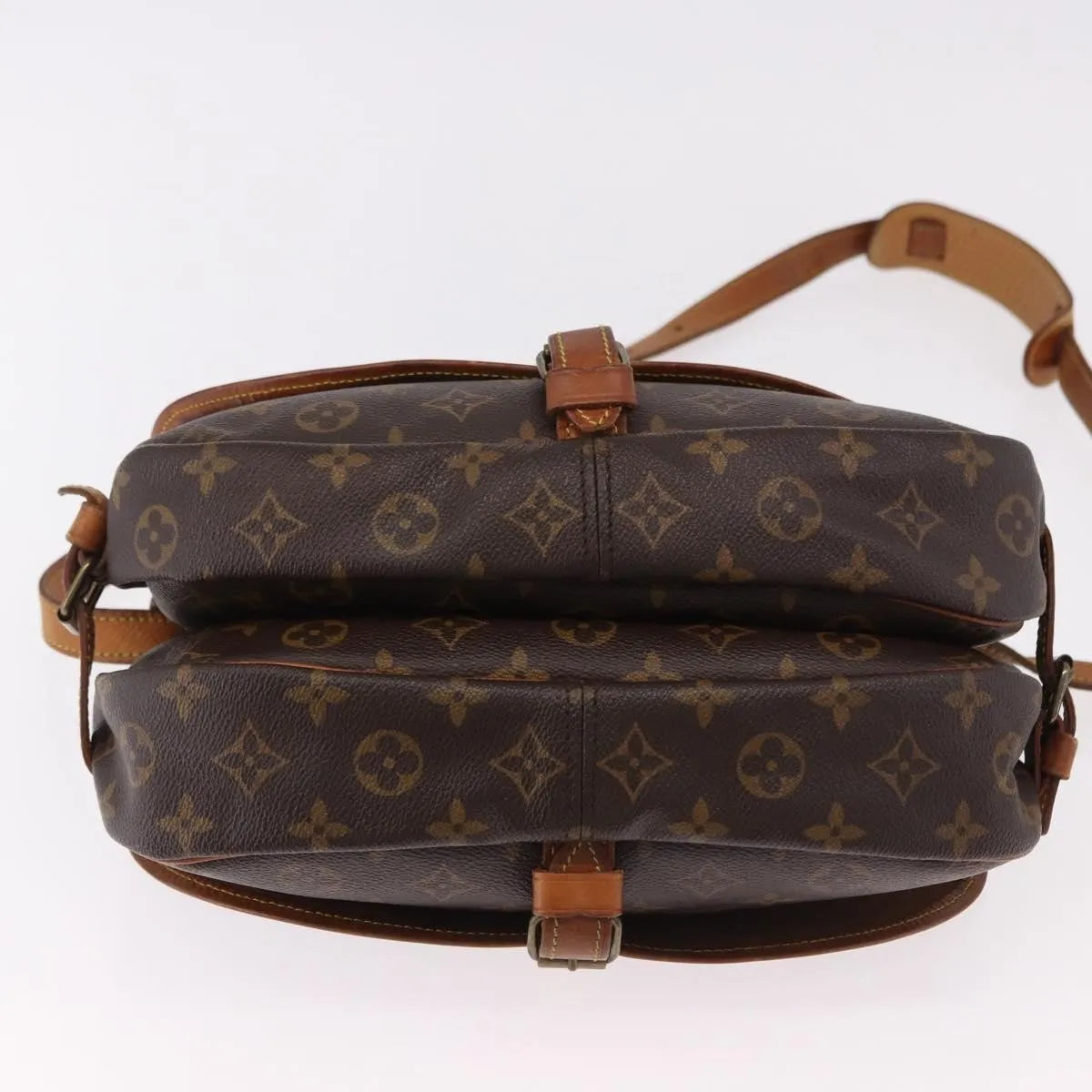 Louis Vuitton Saumur Monogram Brown Canvas Shoulder Bag Bag (Pre-Owned)
