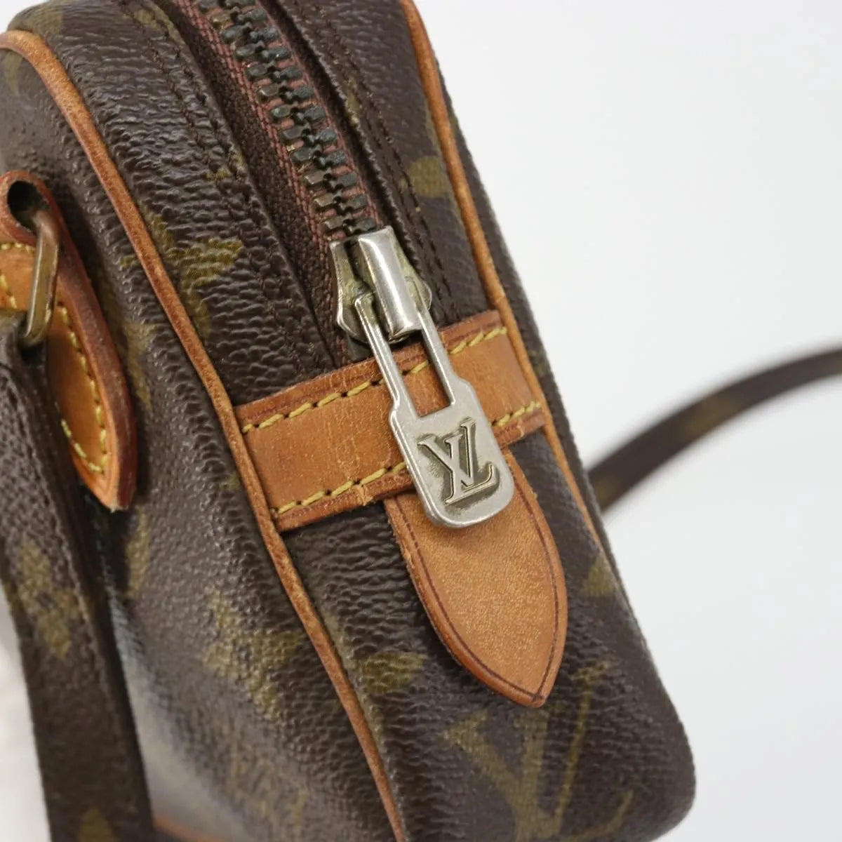 Louis Vuitton Pochette Marly Bandouliere Monogram Canvas Brown Canvas Shoulder Bag Bag (Pre-Owned)