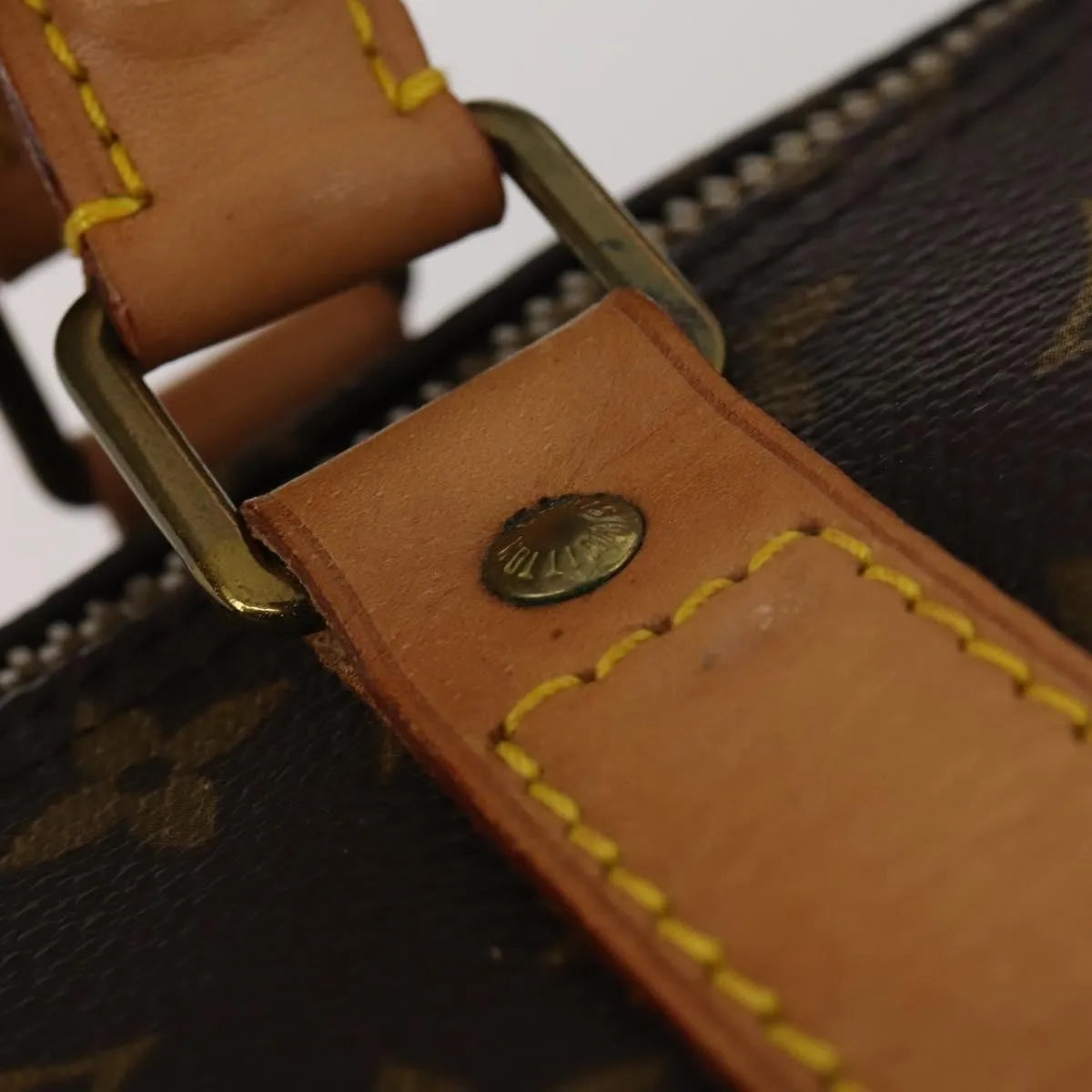 Louis Vuitton Keepall Monogram Canvas Brown Canvas Travel Bag Bag (Pre-Owned)