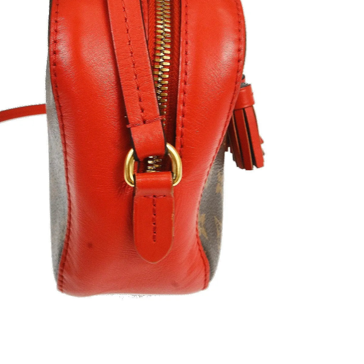 Louis Vuitton Saintonge Monogram Canvas With Leather Brown Canvas Shoulder Bag Bag (Pre-Owned)