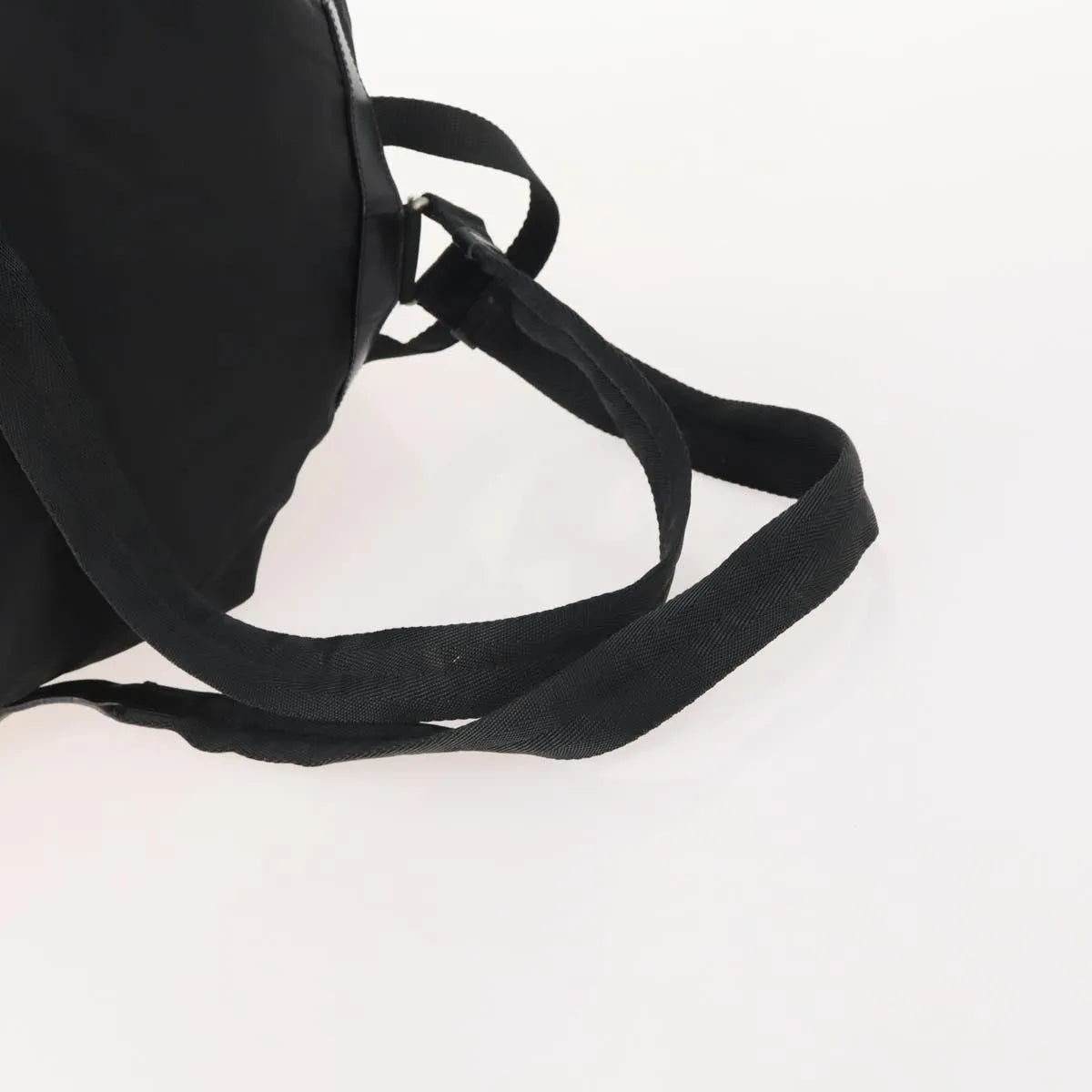 Prada Double Front Pocket Tessuto Black Nylon Backpack Bag (Pre-Owned)