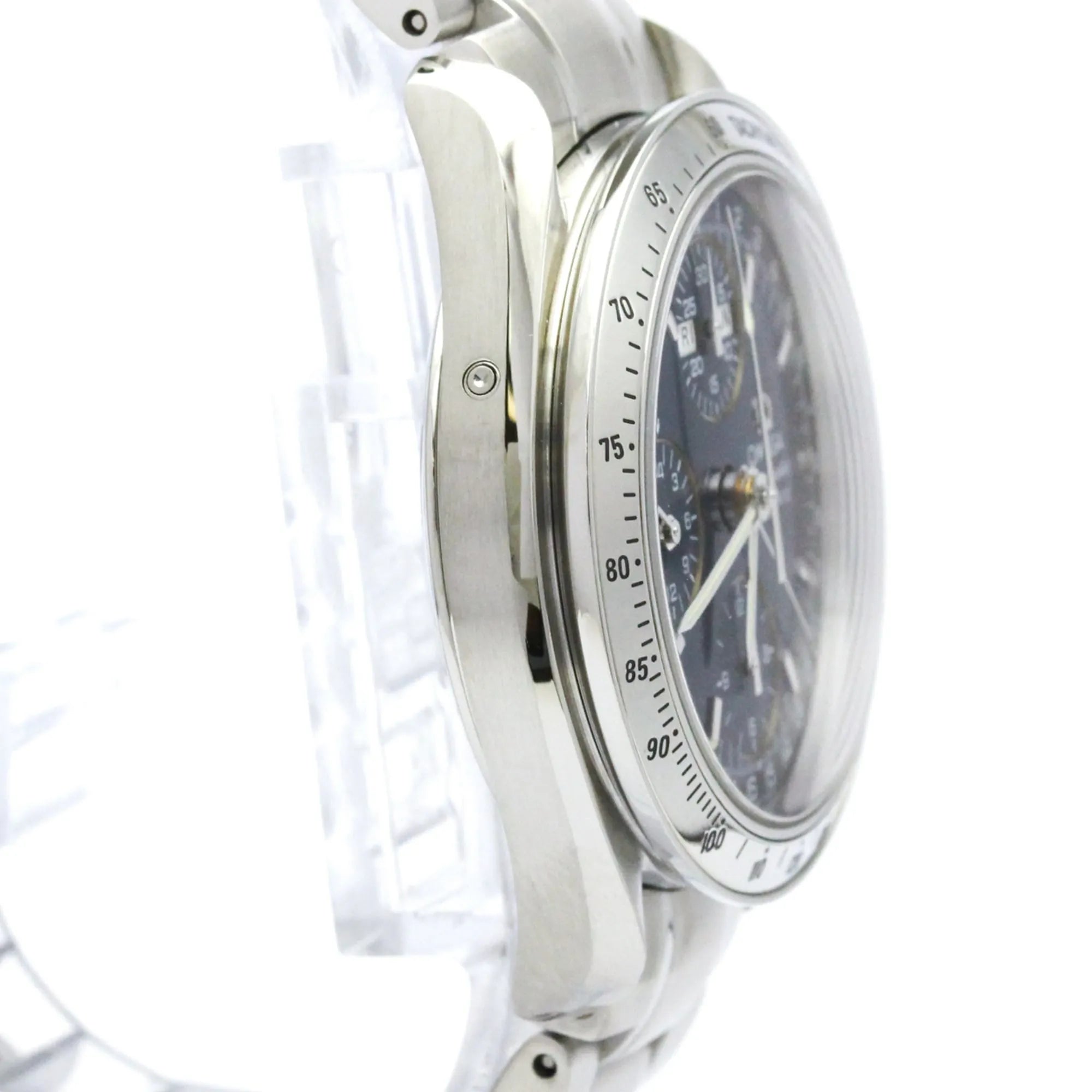 Omega Speedmaster Date/Day-Date Chronograph Automatic Stainless Steel Watch (Pre-Owned)