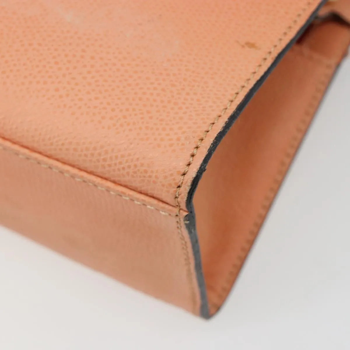 Celine Handbag Leather Orange Leather Handbag (Pre-Owned)