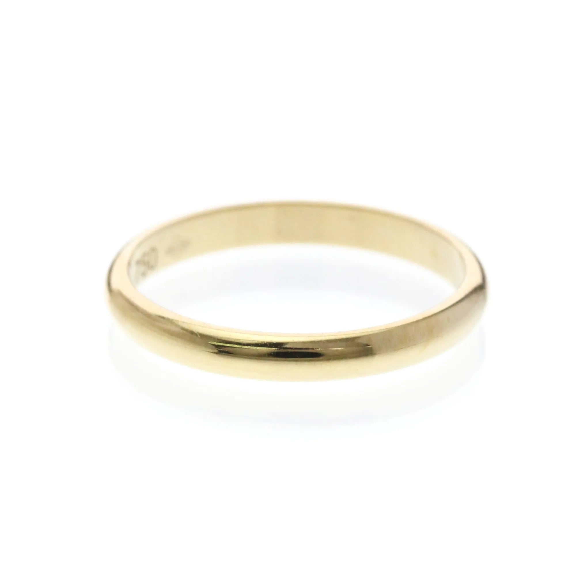 Cartier 1895 Wedding Band 18K Yellow Gold Gold Yellow_Gold Ring Jewelry (Pre-Owned)
