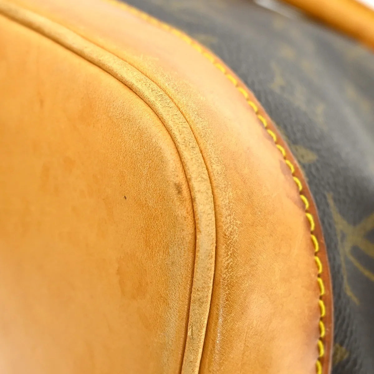 Louis Vuitton Alma Monogram Brown Canvas Handbag (Pre-Owned)