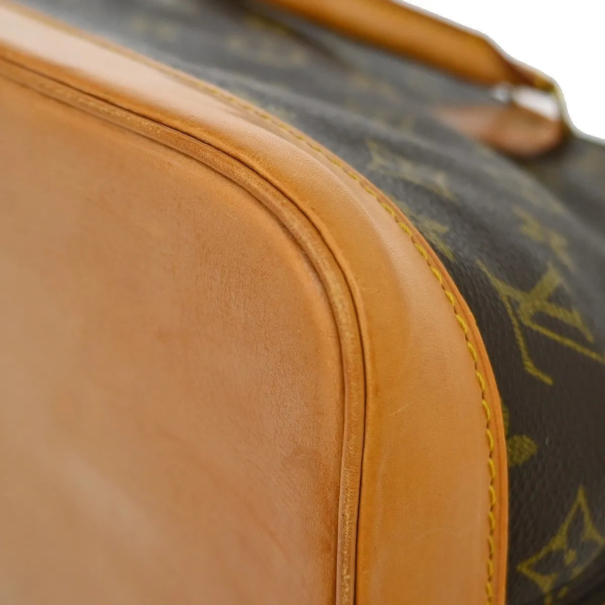 Louis Vuitton Vintage Alma Monogram Canvas Brown Canvas Handbag (Pre-Owned)