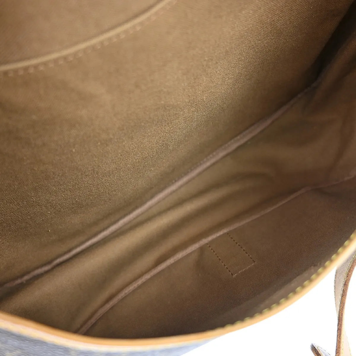Louis Vuitton Saumur Monogram Canvas Brown Canvas Shoulder Bag Bag (Pre-Owned)