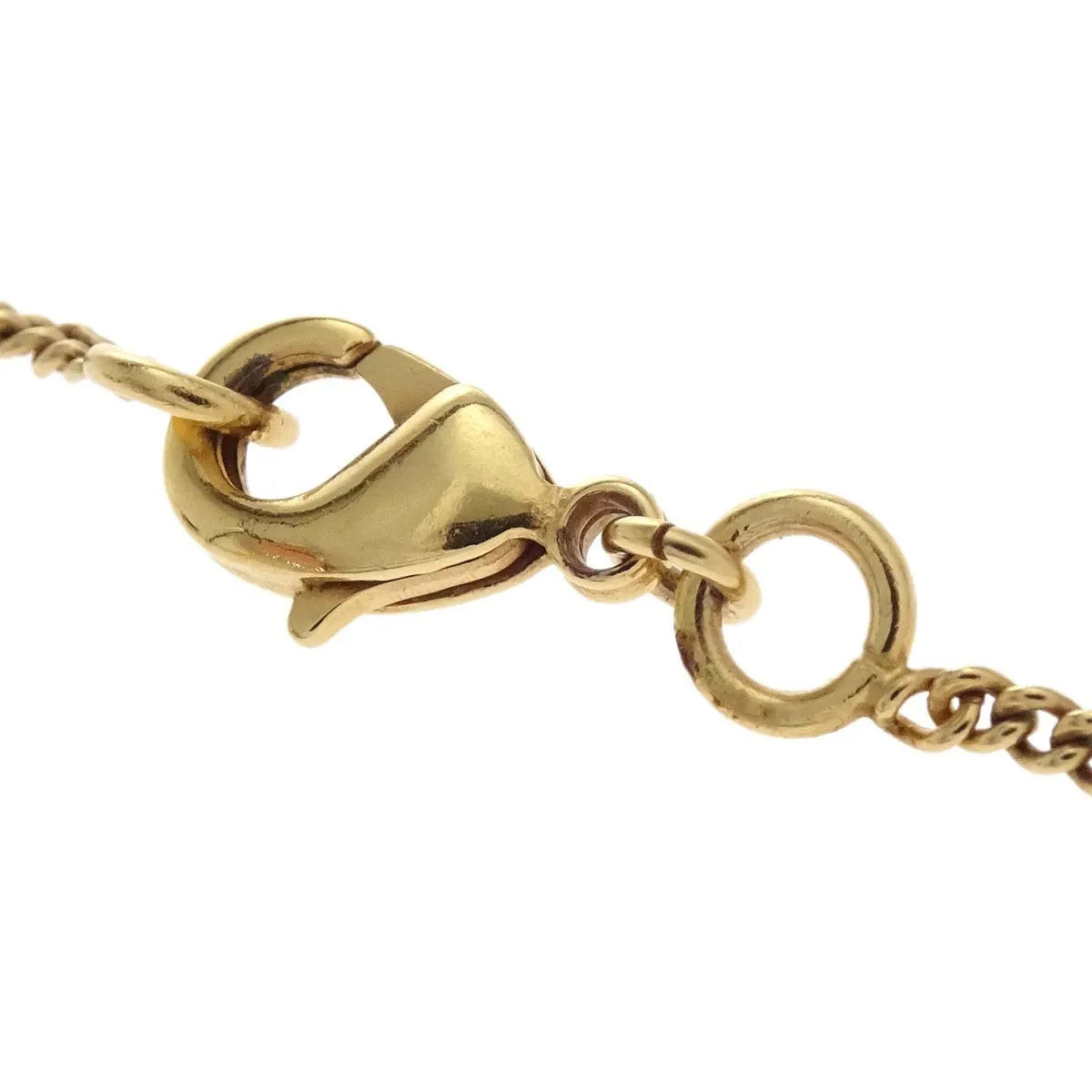 Chanel Vintage Cc Pendent Plated Metal Gold Gold_Plated Necklace Jewelry (Pre-Owned)