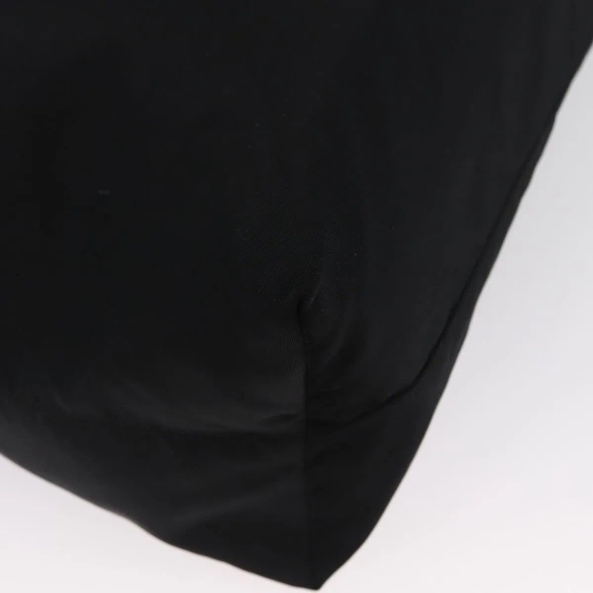 Celine Circle Logo Nylon Black Nylon Tote Bag Bag (Pre-Owned)