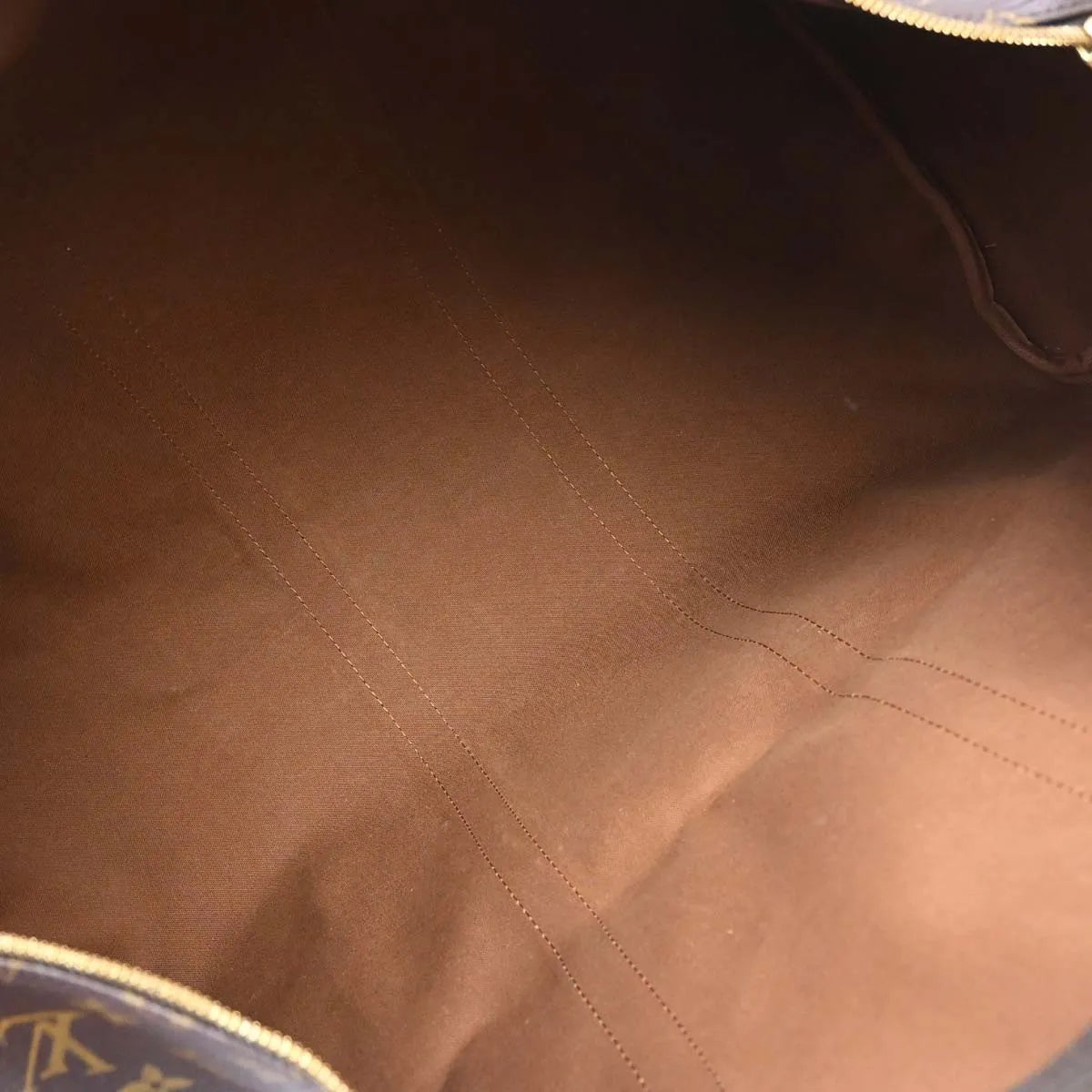 Louis Vuitton Keepall Monogram Canvas Brown Canvas Travel Bag Bag (Pre-Owned)