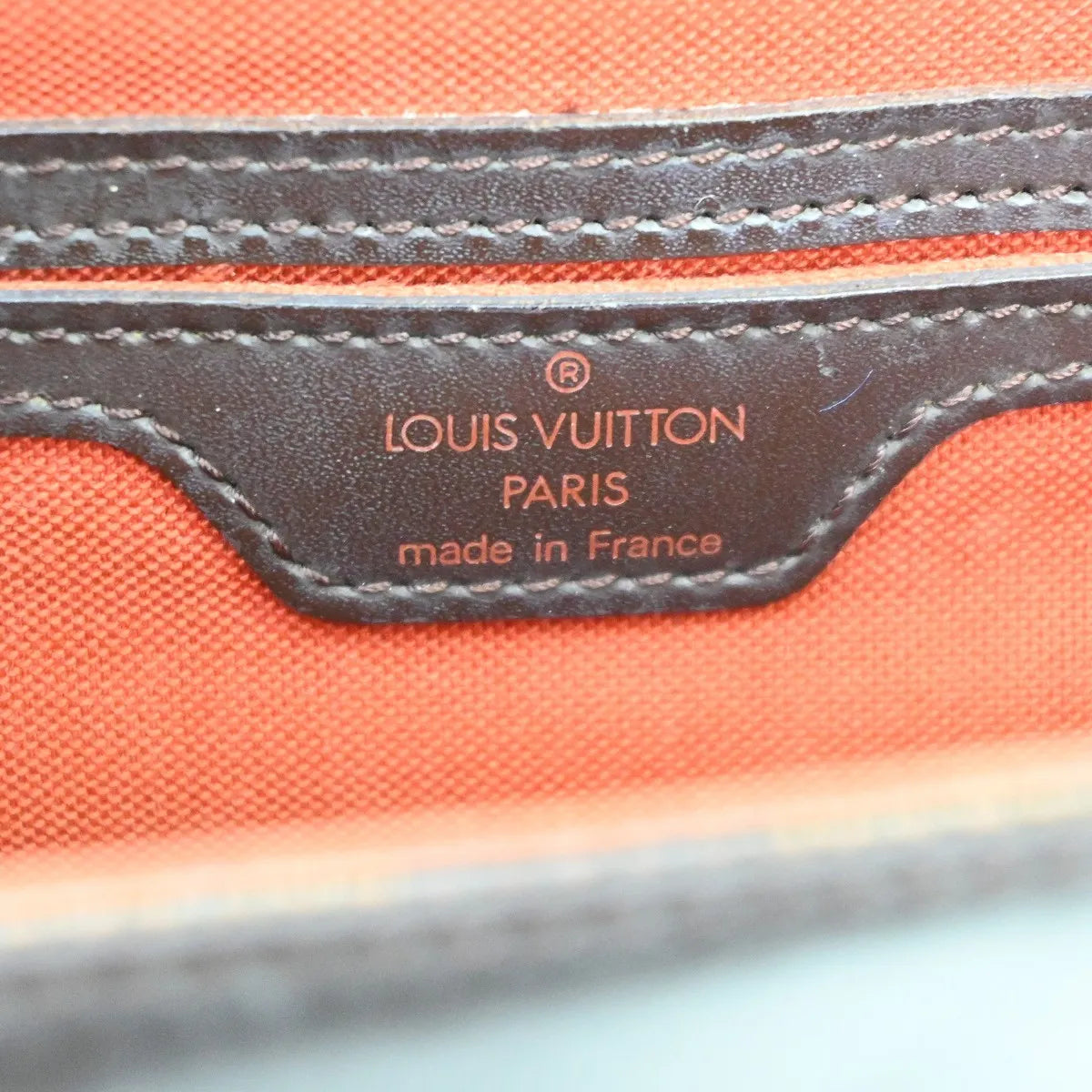 Louis Vuitton Soho Damier Ebene Brown Canvas Backpack Bag (Pre-Owned)