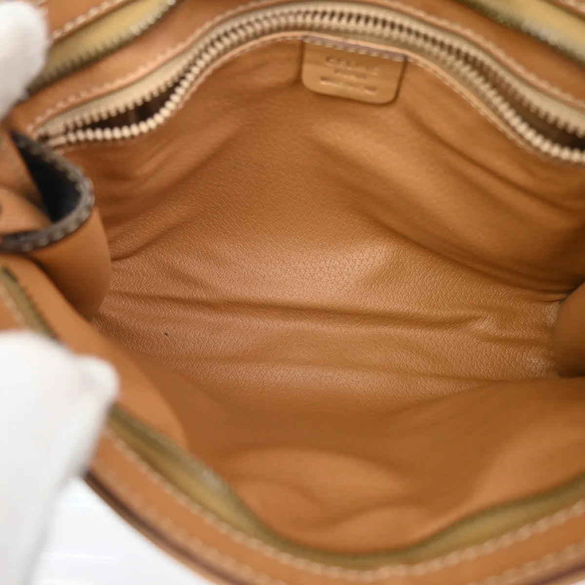 Celine Macadam Pochette Canvas And Leather Brown Canvas Clutche & Pouche Bag (Pre-Owned)