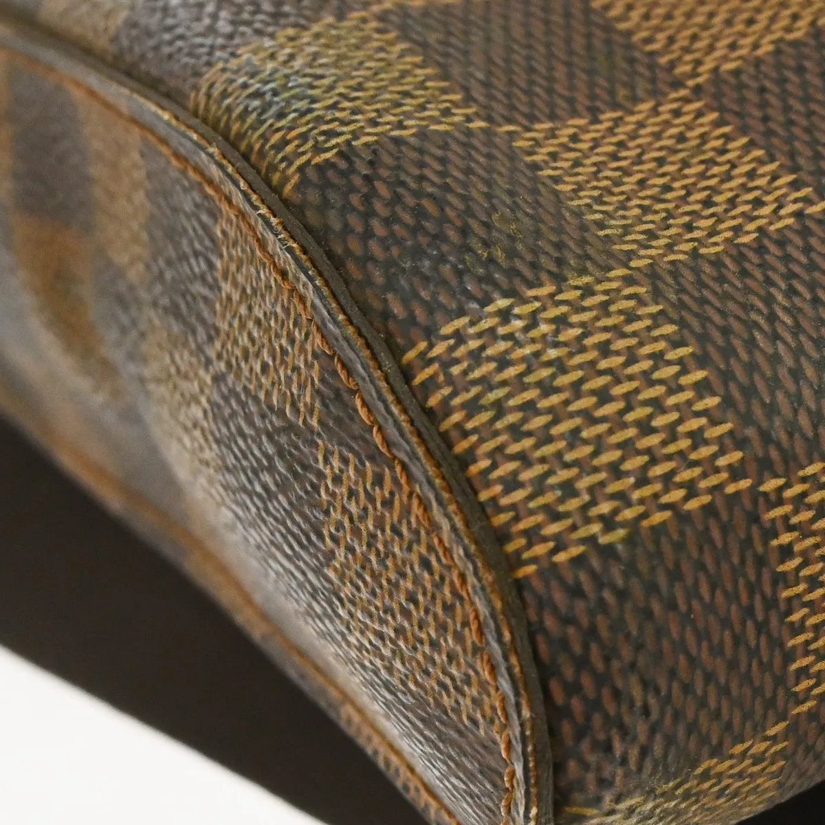 Louis Vuitton Geronimos Waist Damier Brown Canvas Shoulder Bag Bag (Pre-Owned)