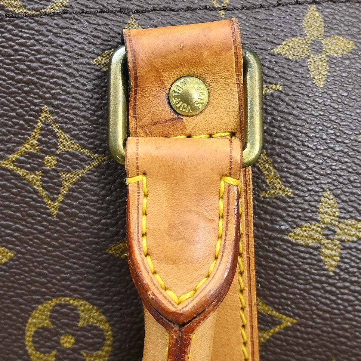 Louis Vuitton Keepall Bag Monogram Canvas Brown Canvas Travel Bag Bag (Pre-Owned)