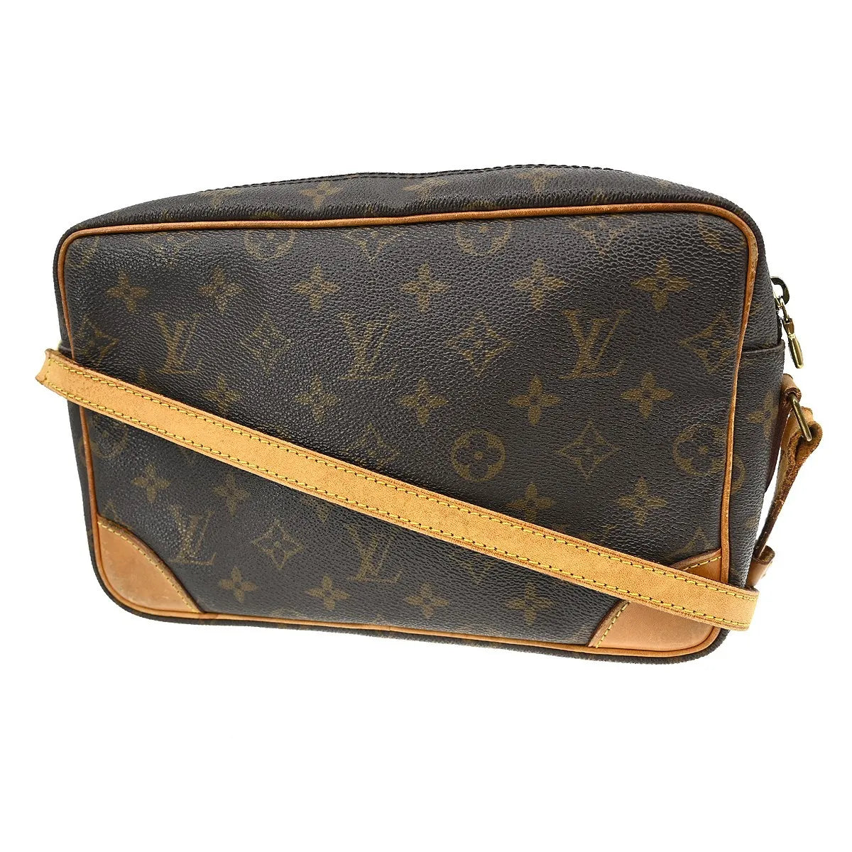 Louis Vuitton Trocadero Handbag Monogram Canvas Brown Canvas Shoulder Bag Bag (Pre-Owned)