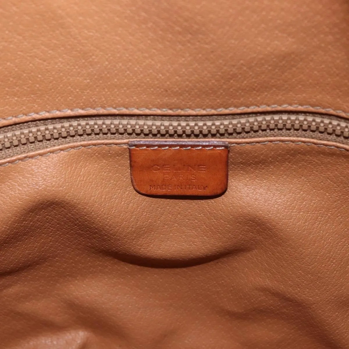 Celine Macadam Bucket Bag Canvas And Leather Brown Pvc Crossbody Bag Bag (Pre-Owned)
