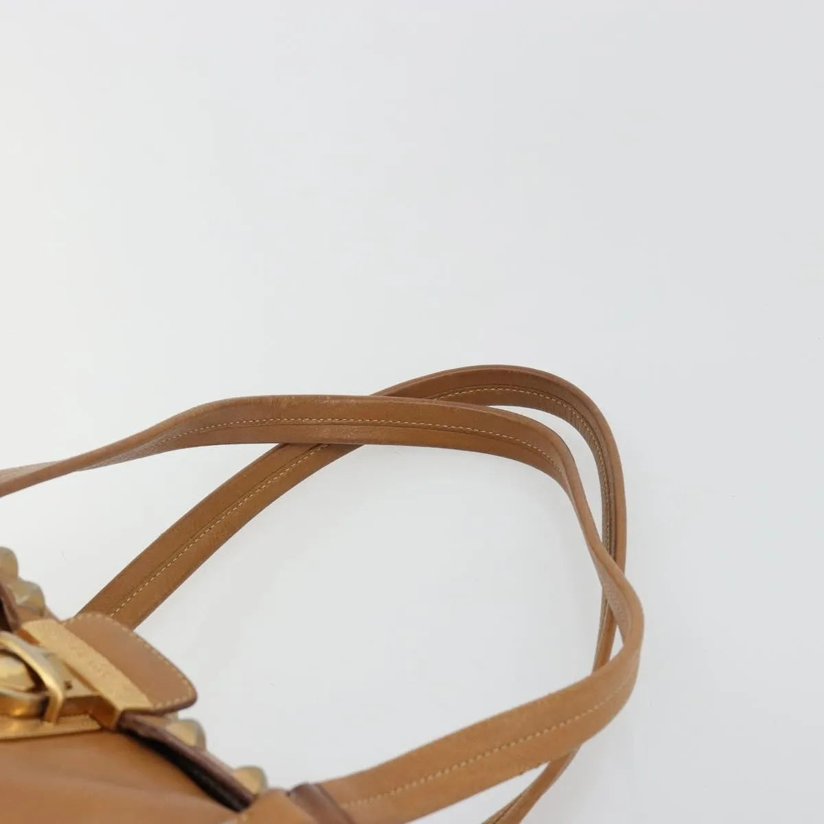 Prada Convertible Shopping Tote Saffiano Leather Saffiano Leather Beige Leather Tote Bag Bag (Pre-Owned)