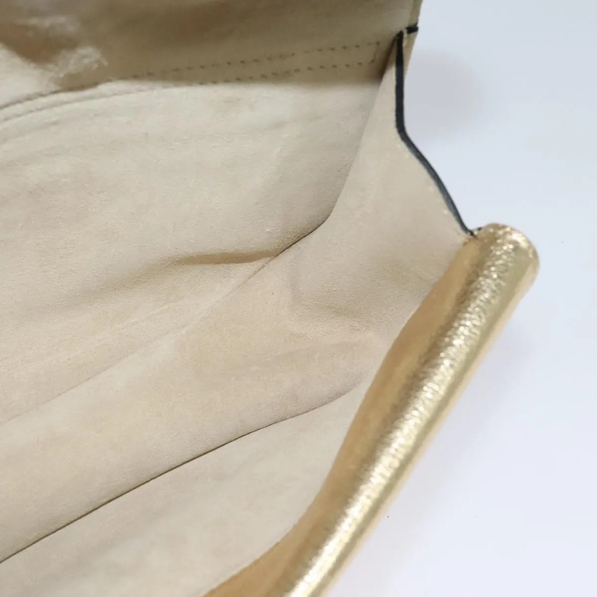 Chloe Georgia Leather Gold Leather Shoulder Bag Bag (Pre-Owned)