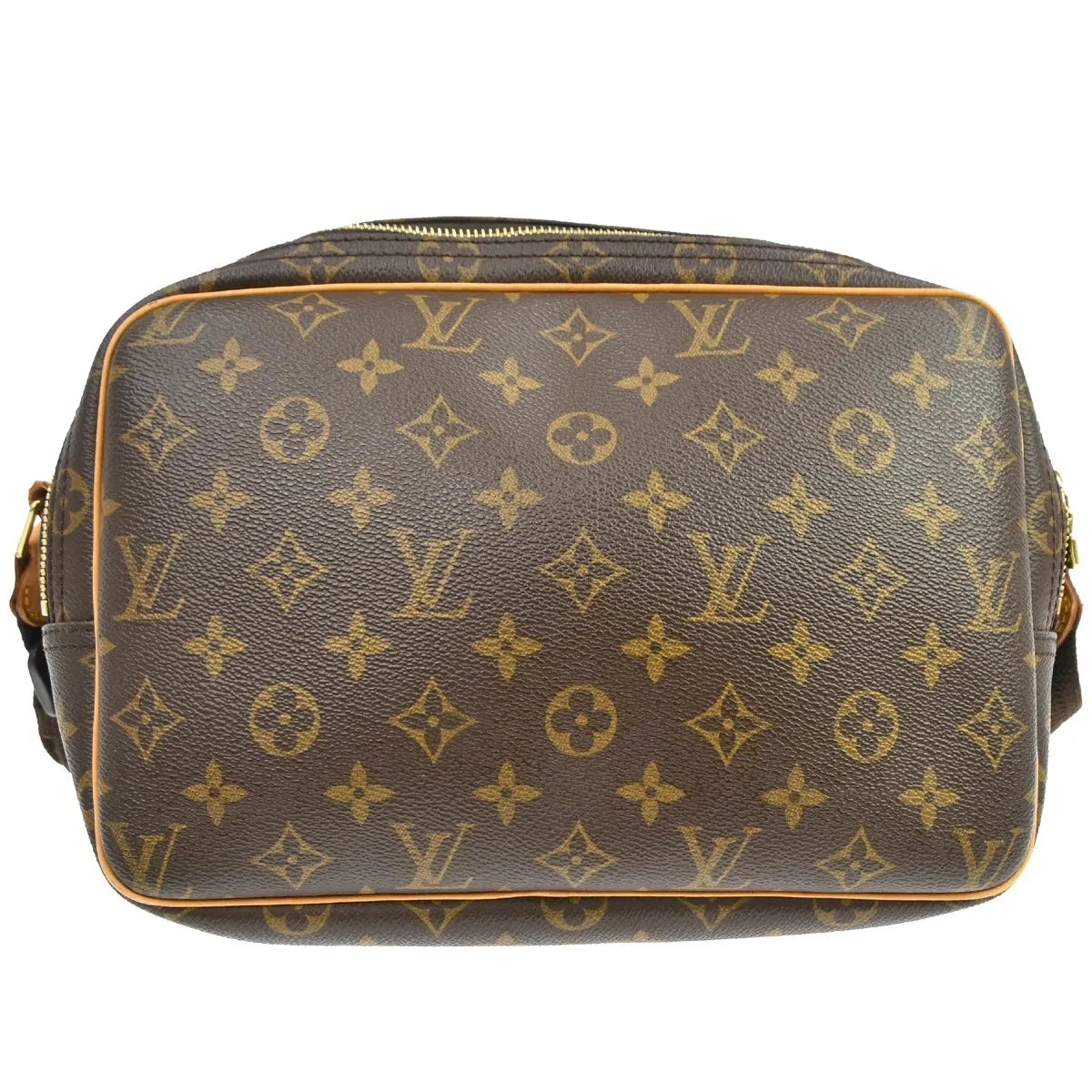 Louis Vuitton Reporter Monogram Brown Canvas Shoulder Bag Bag (Pre-Owned)