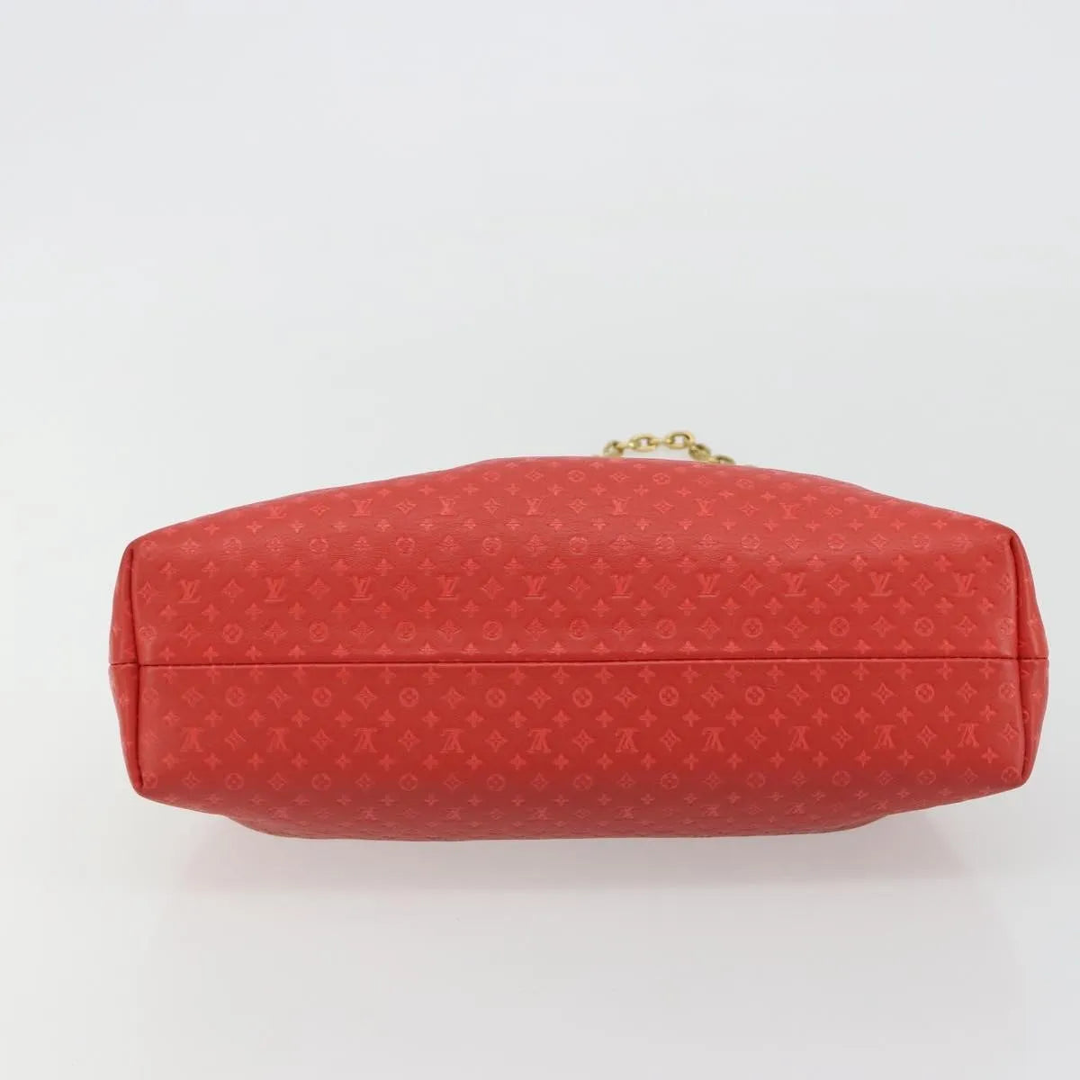 Louis Vuitton Monogram Top Handle Frame Clutch Monogram Canvas Red Canvas Clutche & Pouche Bag (Pre-Owned)