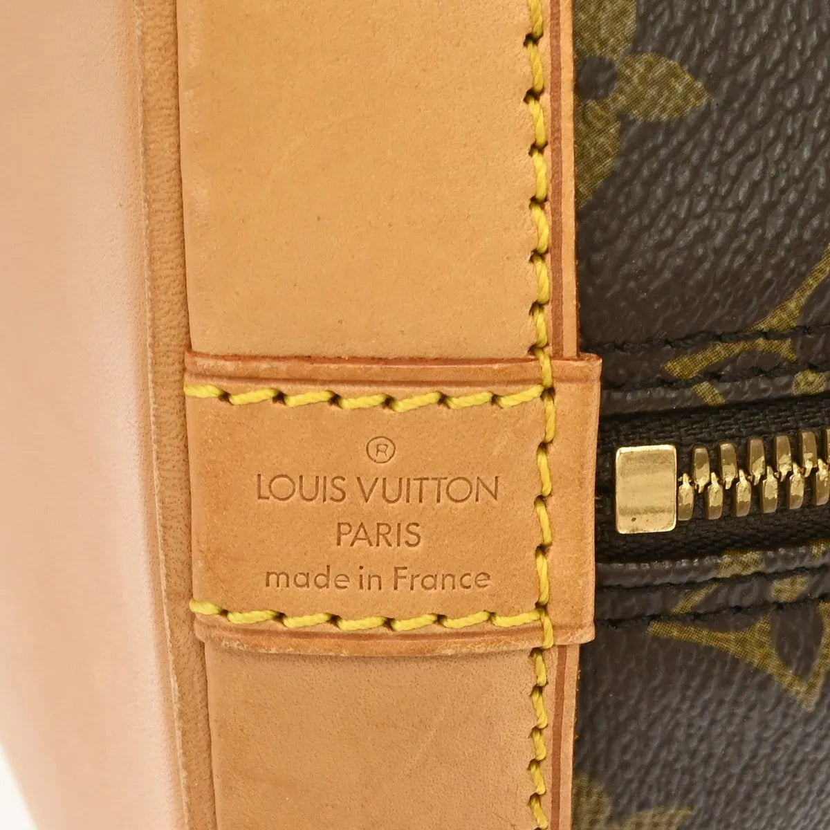 Louis Vuitton Vintage Alma Monogram Canvas Brown Canvas Handbag (Pre-Owned)
